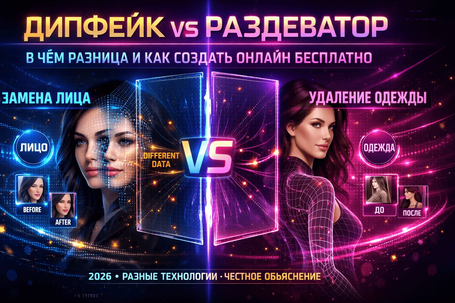 Дипфейк онлайн бесплатно — как создать дипфейк без навыков в 2026