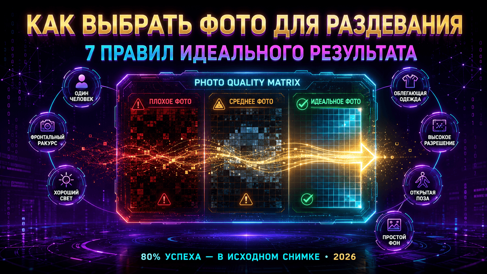 Раздеть человека на фото — как работает ИИ и какие фотографии подходят лучше всего