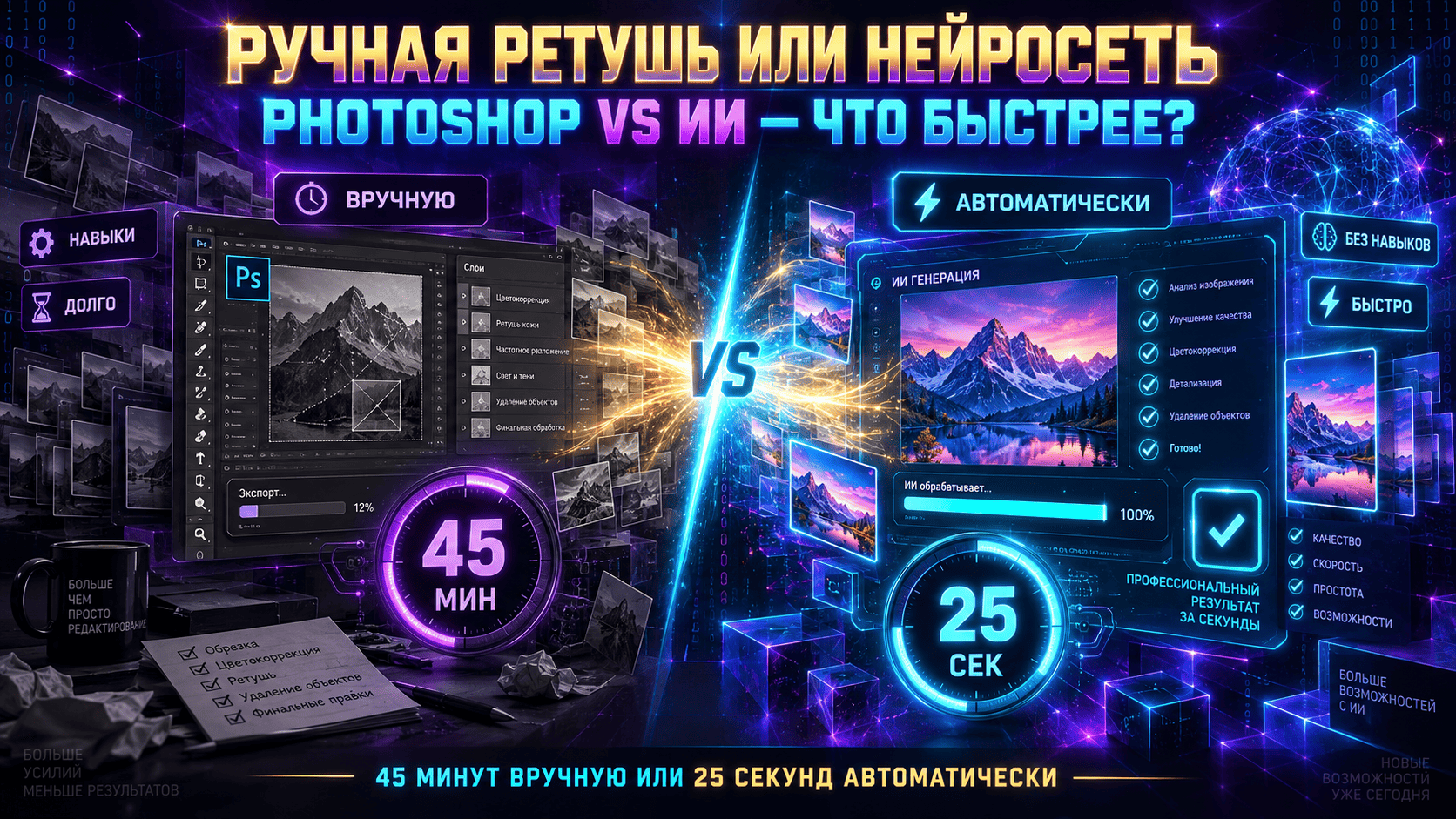 Снять одежду с фото — ИИ vs Фотошоп: что реально работает в 2026